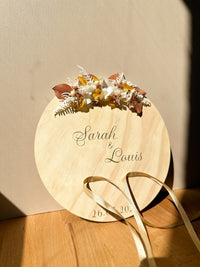 Porte-alliances fleuri