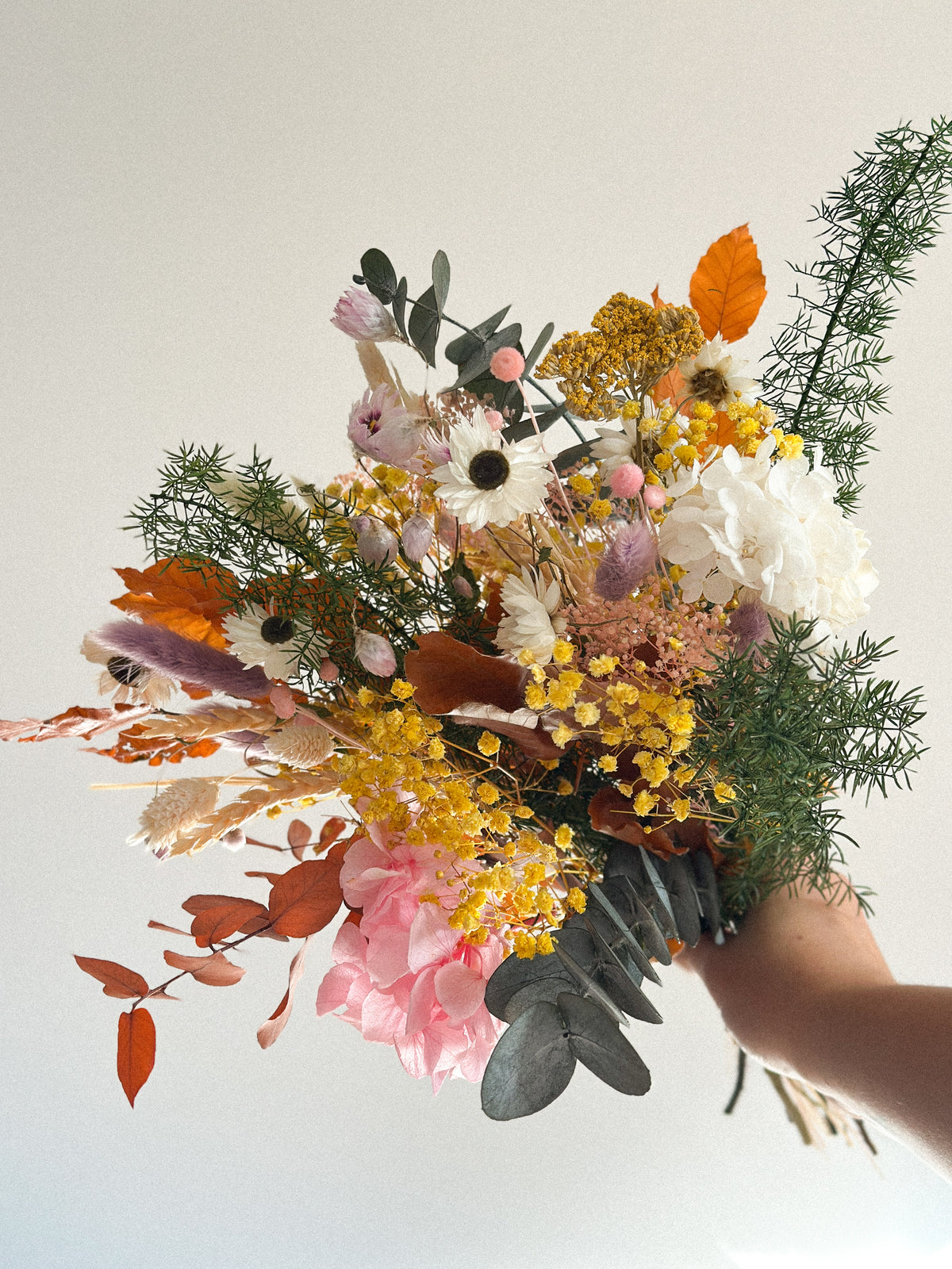 Bouquet de fleurs séchées