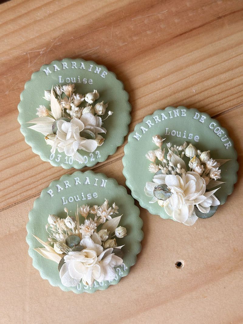 Magnet fleuri grand format