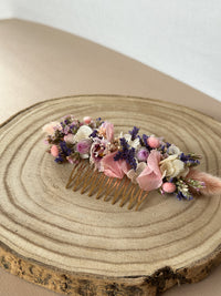 Peigne fleuri