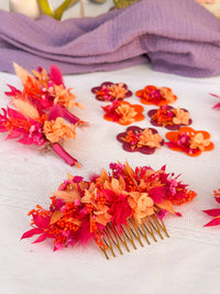 Peigne fleuri