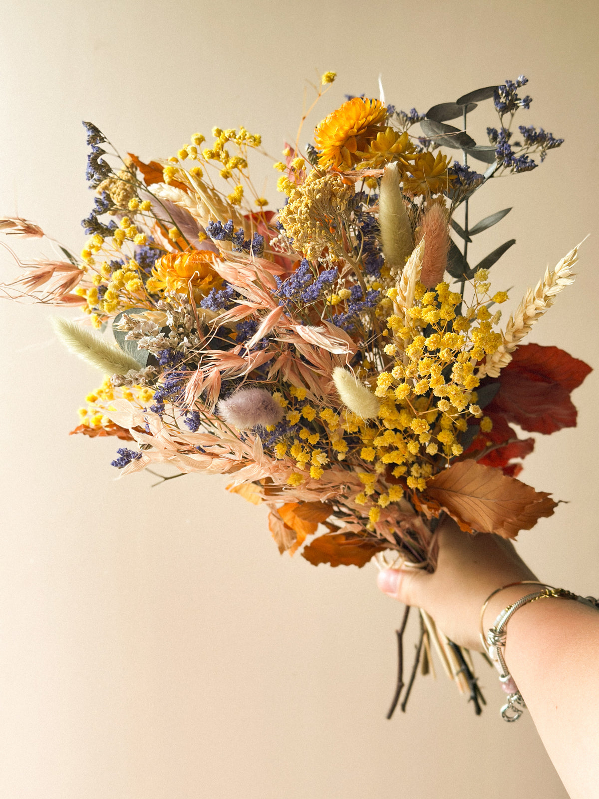 Bouquet de fleurs séchées « Mimosa »