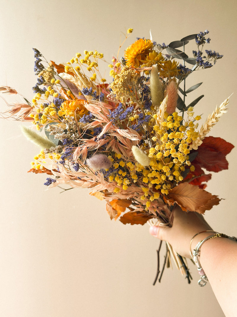 Bouquet de fleurs séchées « Mimosa »