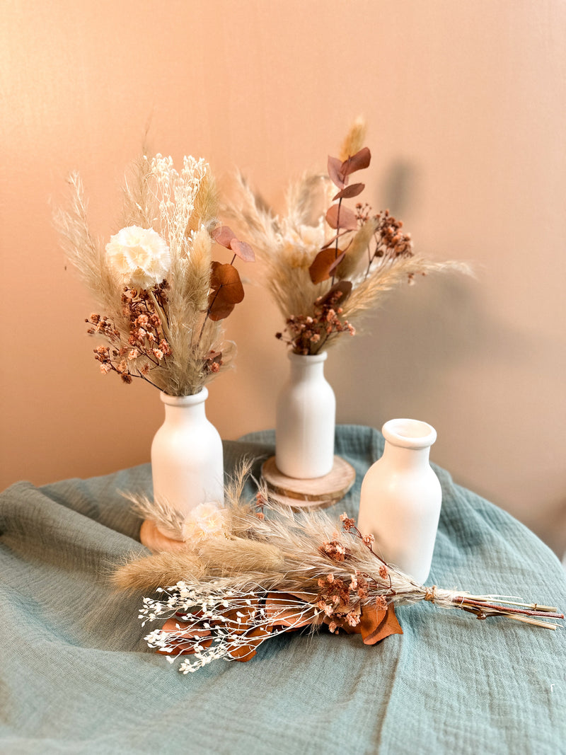 Trio de petits bouquets
